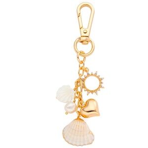 Luna Norte Sun Pearl Shell Bag Charm New In Box